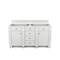 James Martin Vanities Bristol 60in Double Vanity Cabinet, Bright White 157-V60D-M-BW - alternate 1